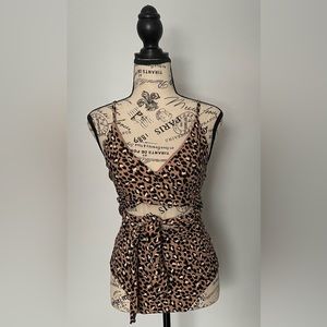 Wrap Top Full Piece Swimsuit-Condition NEW!